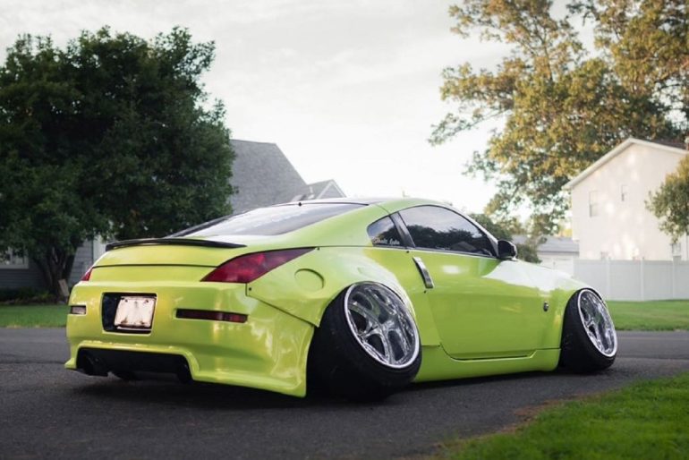 Stanced Nissan 350z