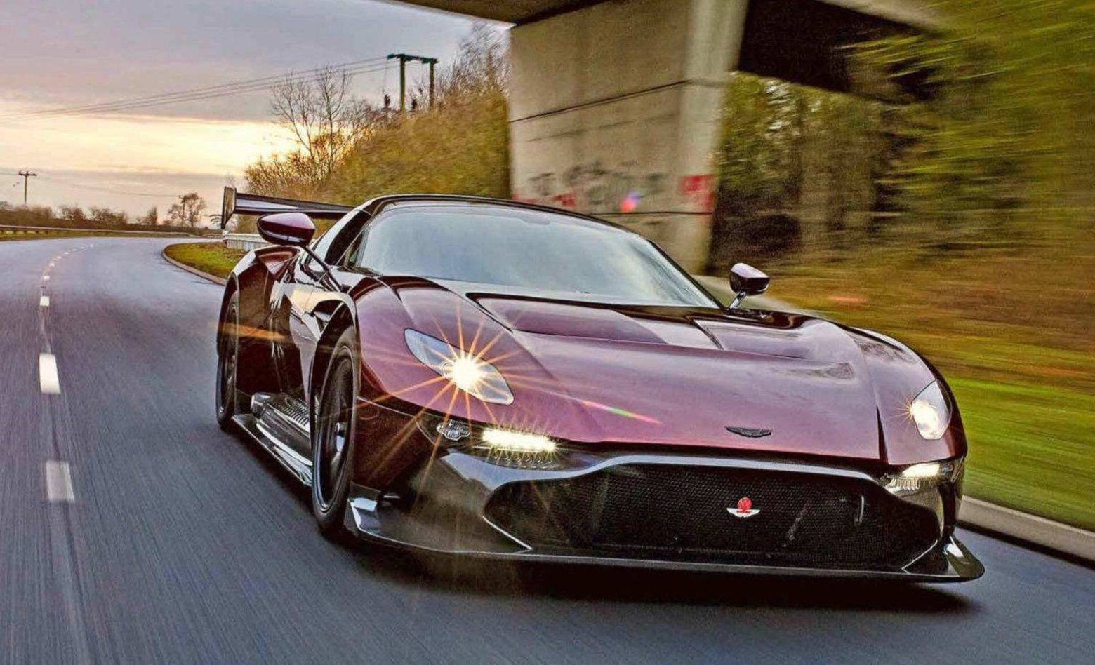 The road-legal Aston Martin Vulcan.