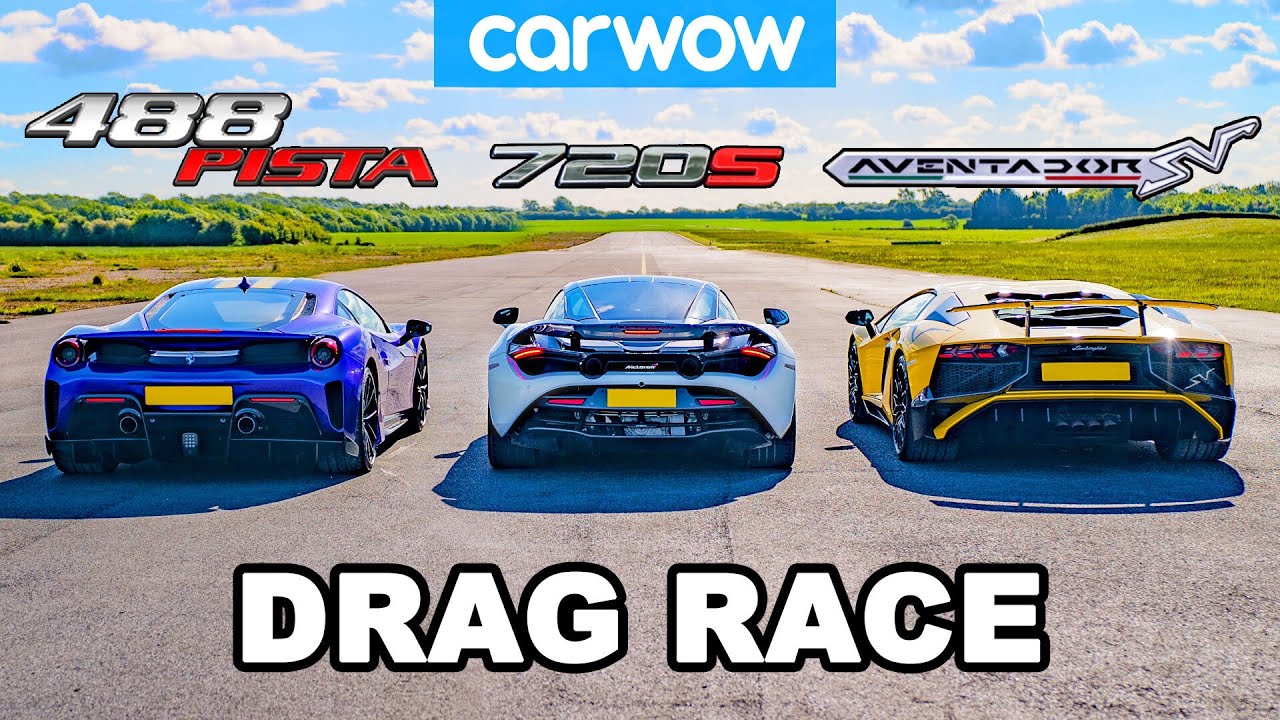 Three Incredible Supercars In One Epic Drag Race!