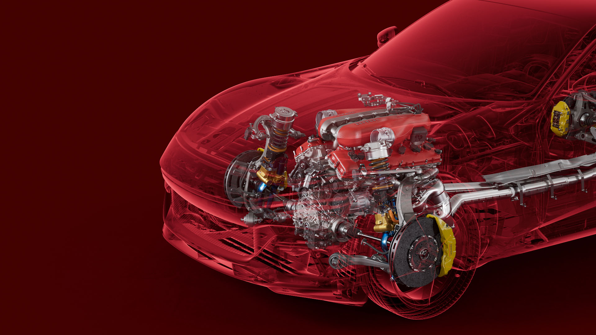 2023 Ferrari Purosangue engine