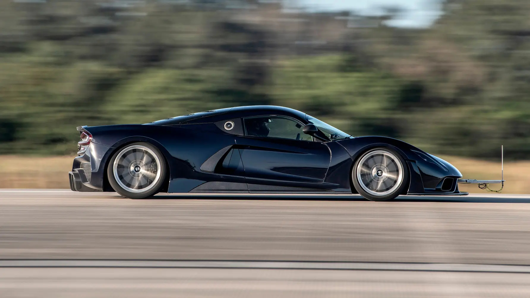 Hennessey Venom F5 high-speed testing