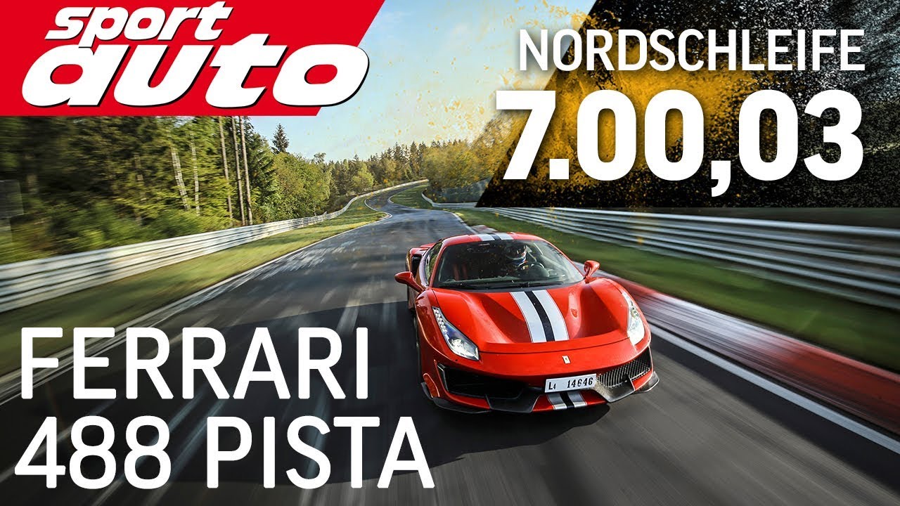 Ferrari 488 Pista Completes A Full Lap Around Nordschleife In 7 Minutes Flat!