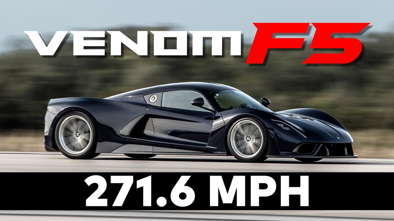 Hennessey Venom F5 Easily Reaches Over 270 MPH!