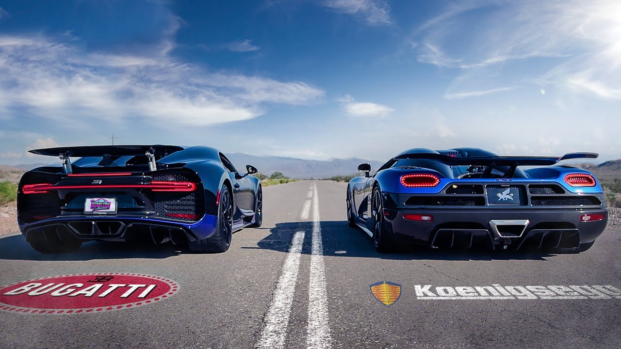 Drag Race: Bugatti Chiron vs Koenigsegg Agera