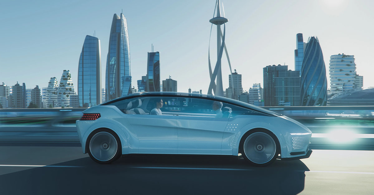 Futuristic autonomous car concept design