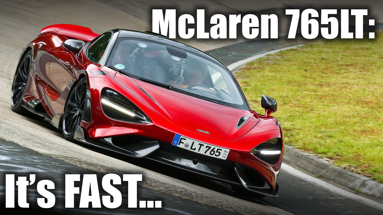 McLaren 765LT Blasts Through Nürburgring Effortlessly