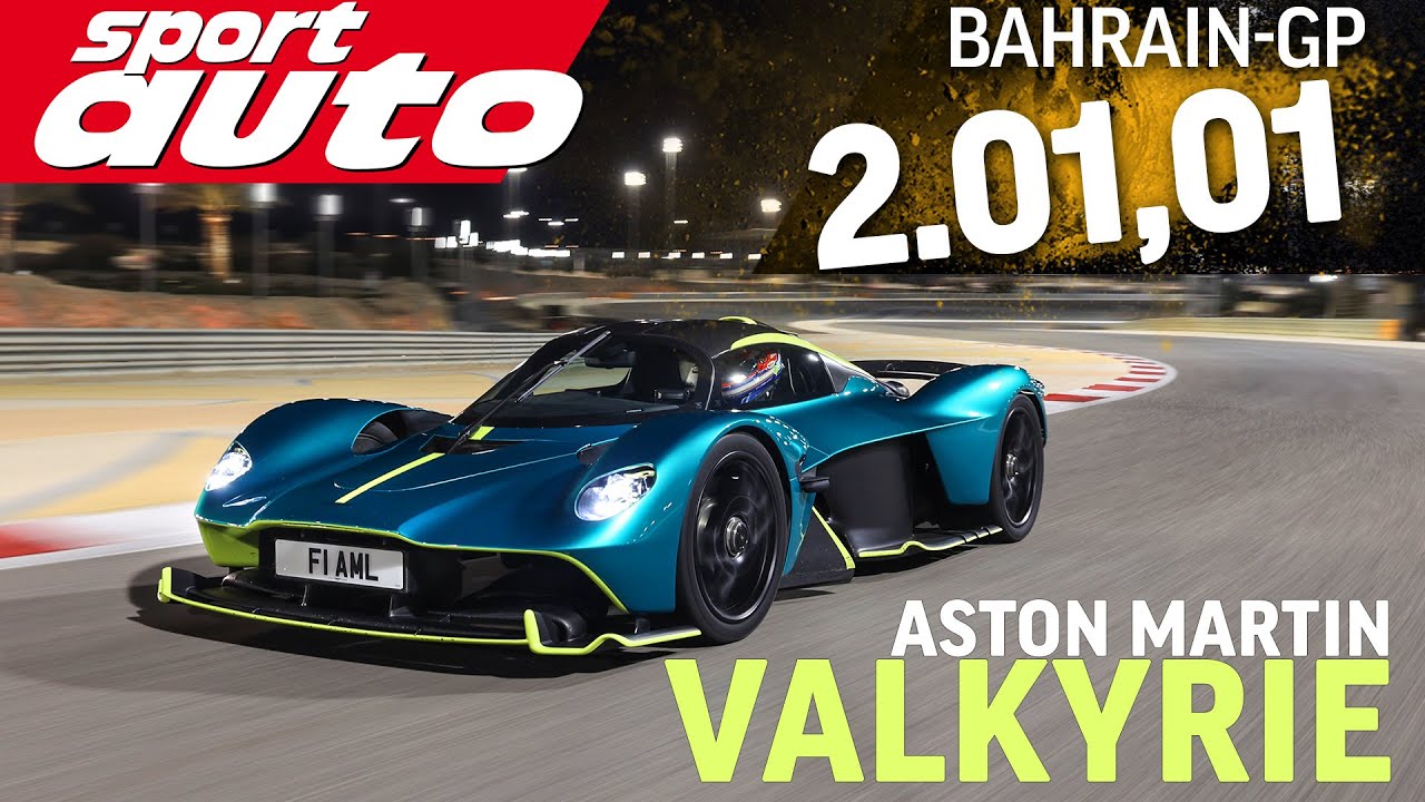 Aston Martin Valkyrie Completes A Full Lap Around Bahrain International Circuit In 2.01,01 Minutes