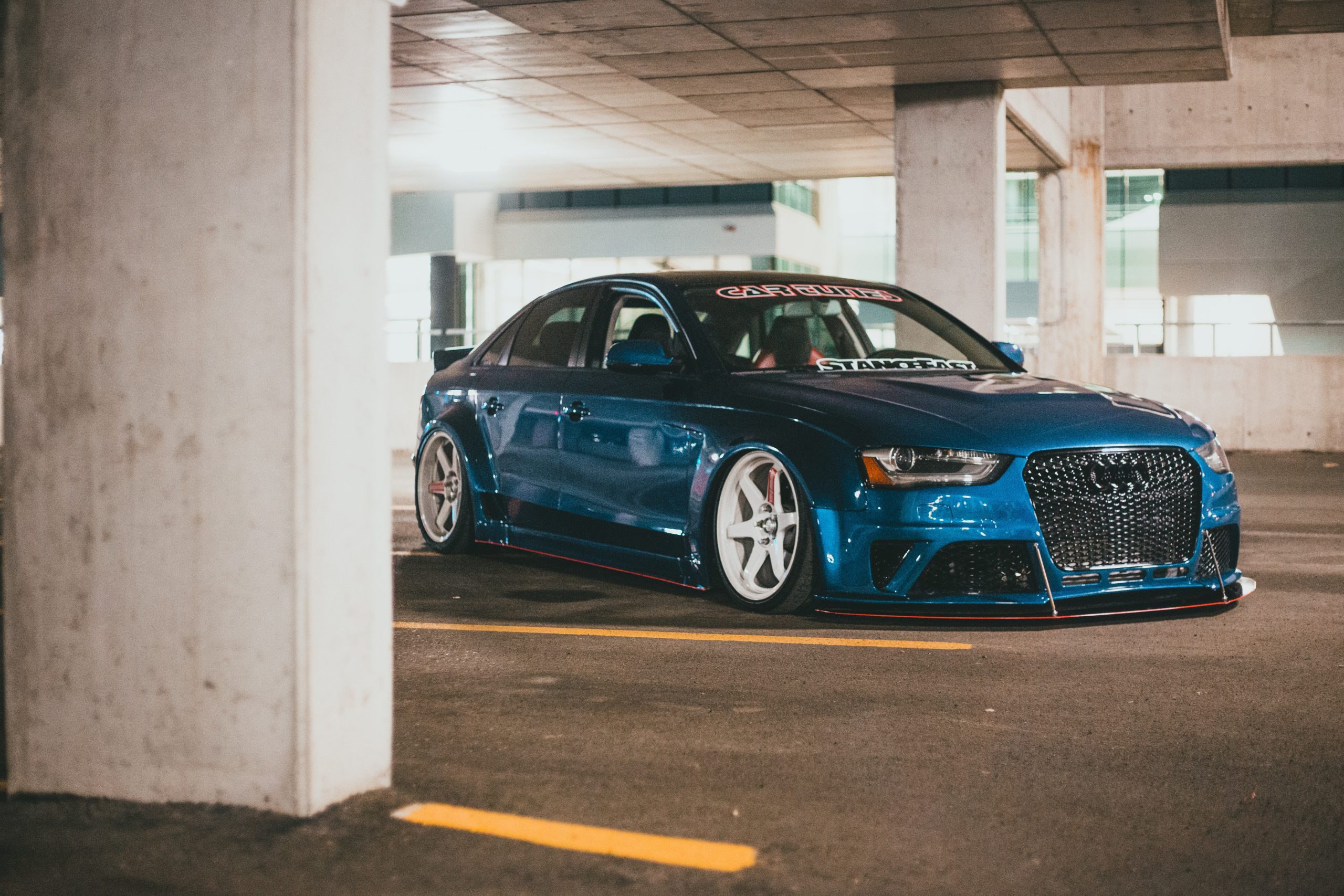 heavily modified audi s4