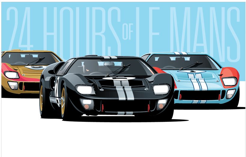 24 Hours of Le Mans Artwork