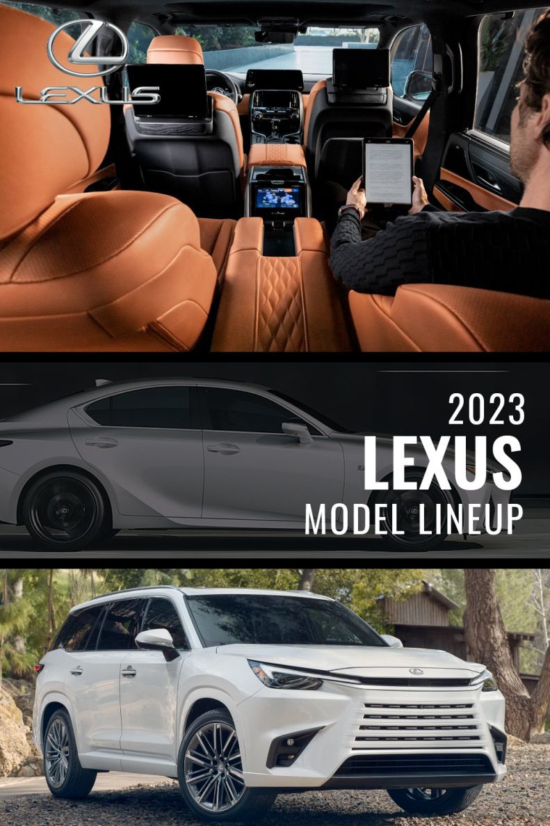 2023 Lexus Model Lineup