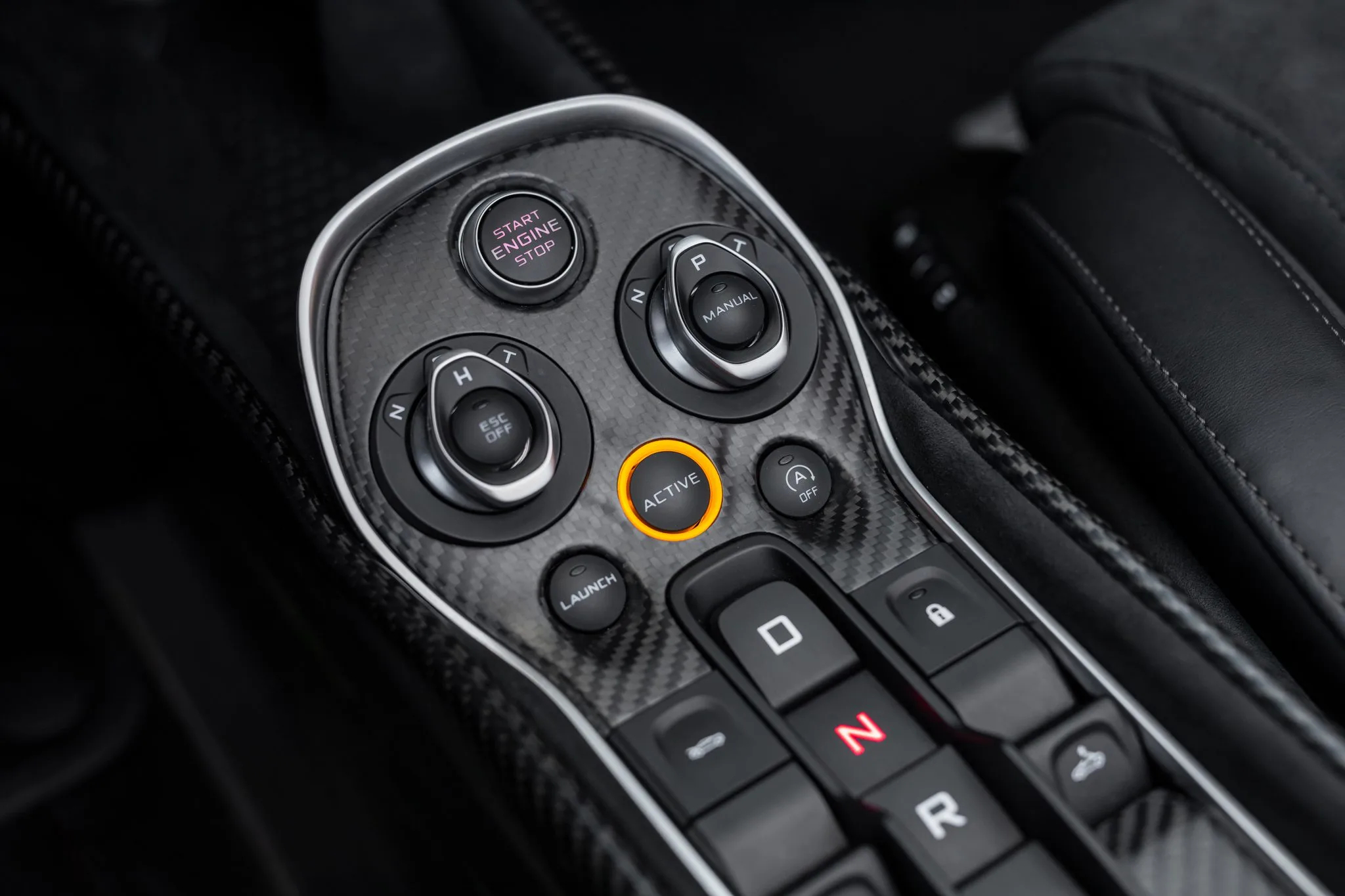 Image showing the instrument panel on the interior of a mclaren 600lt spider