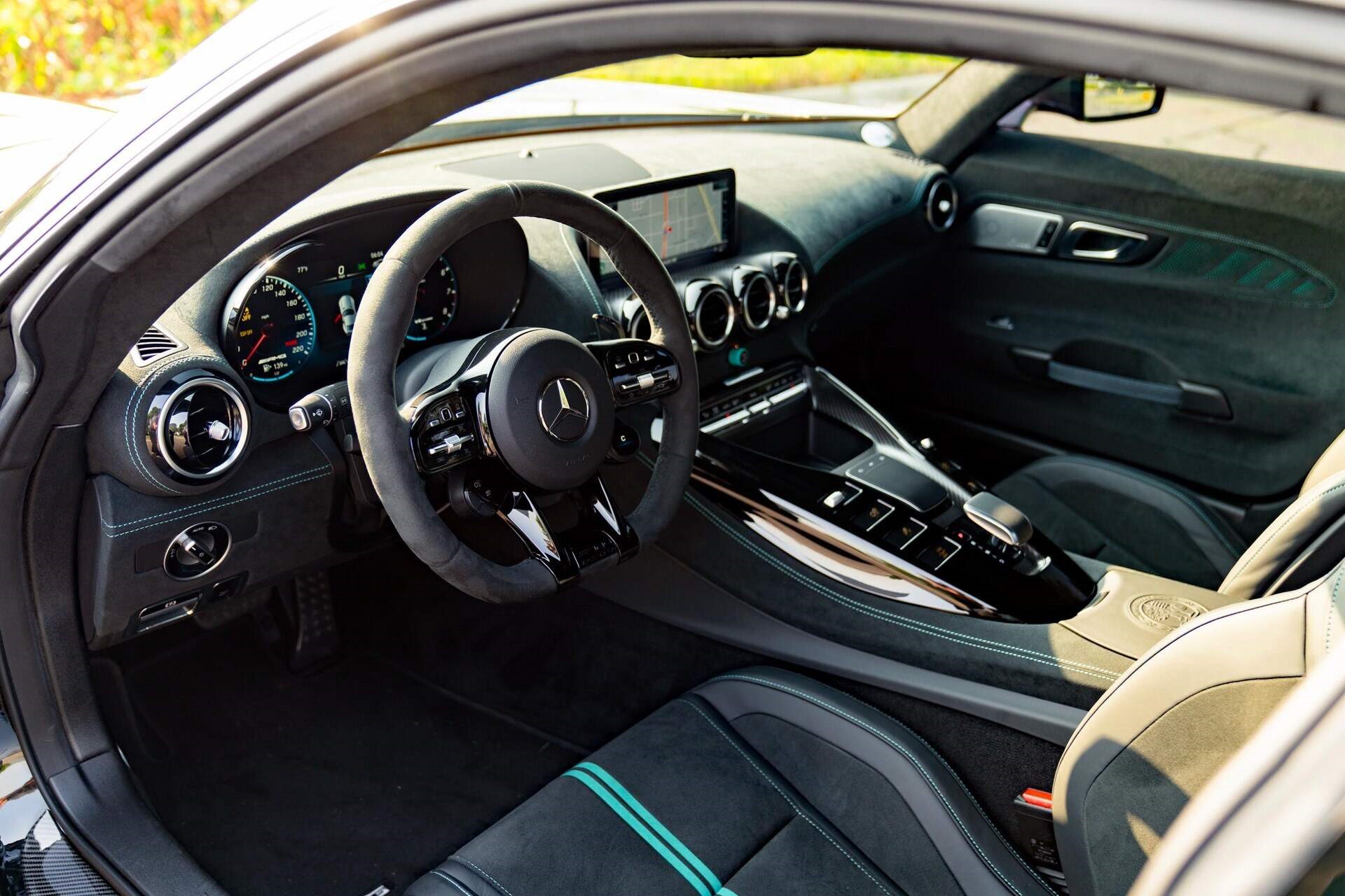 Interior of a 2021 Mercedes-AMG GT Black Series P One Edition