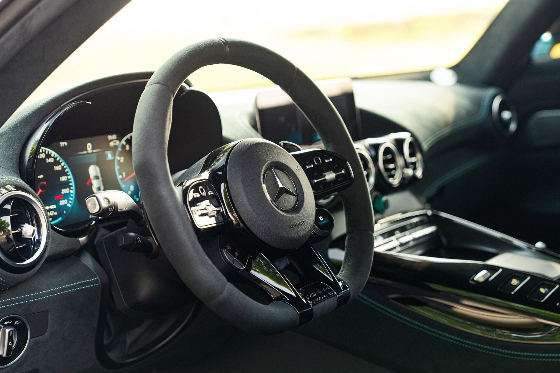 Interior of a 2021 Mercedes-AMG GT Black Series P One Edition