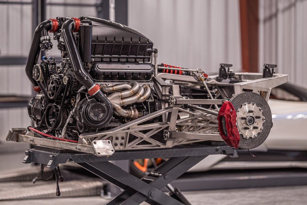 SSC Tuatara rear assembly