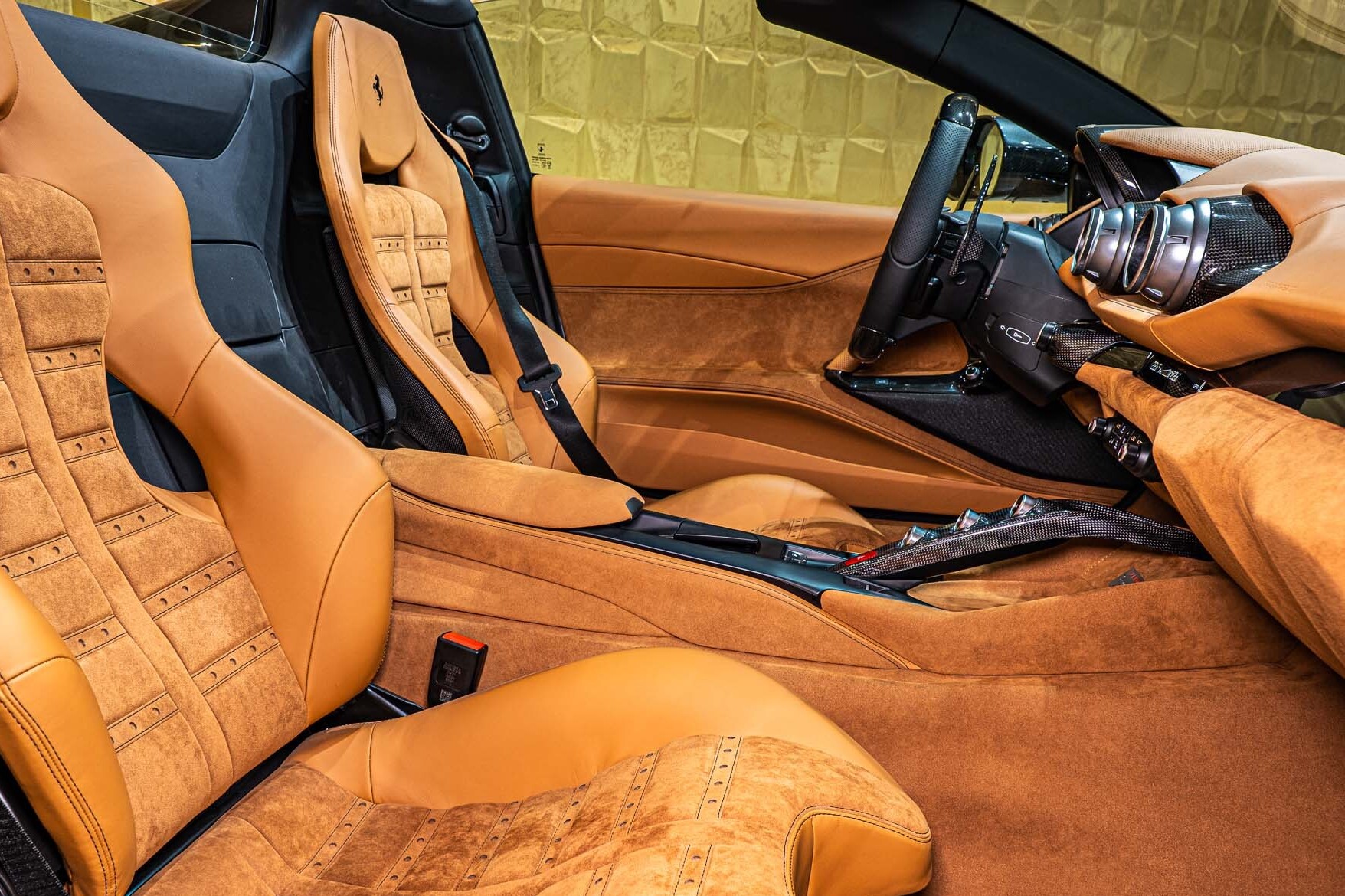 Interior of a Ferrari 812 GTS by Novitec N LAGRO