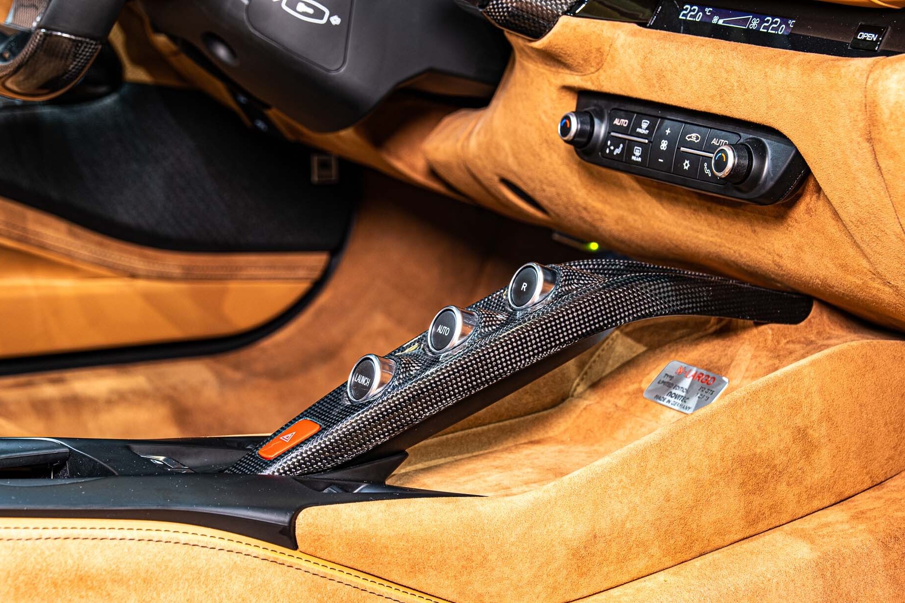 interior of a Ferrari 812 GTS by Novitec N LAGRO