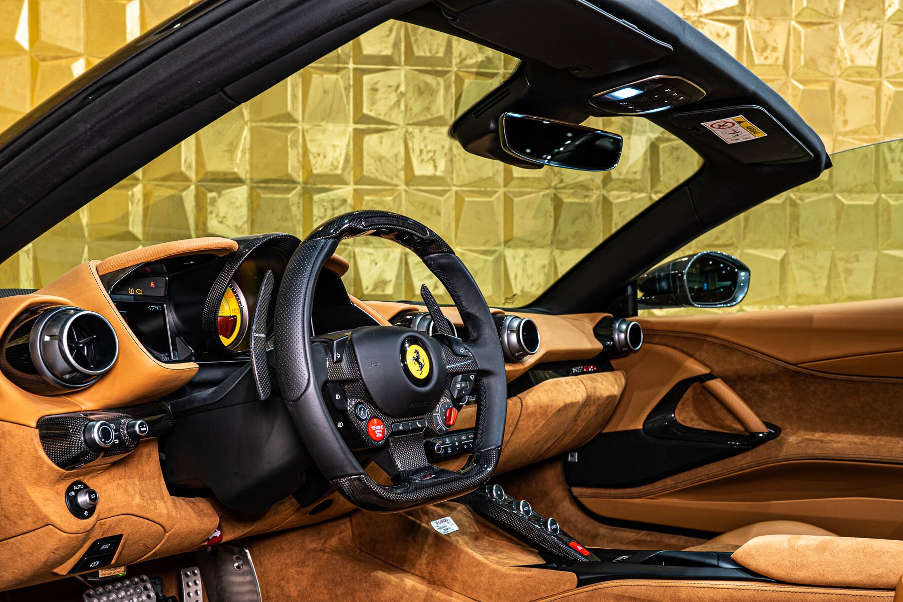 Interior of a Ferrari 812 GTS by Novitec N LAGRO