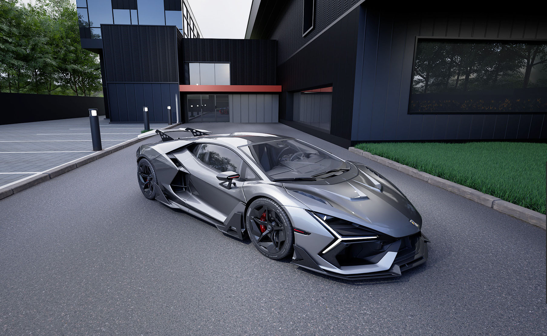 Duke Dynamics Lamborghini Revuelto Aero kit 4