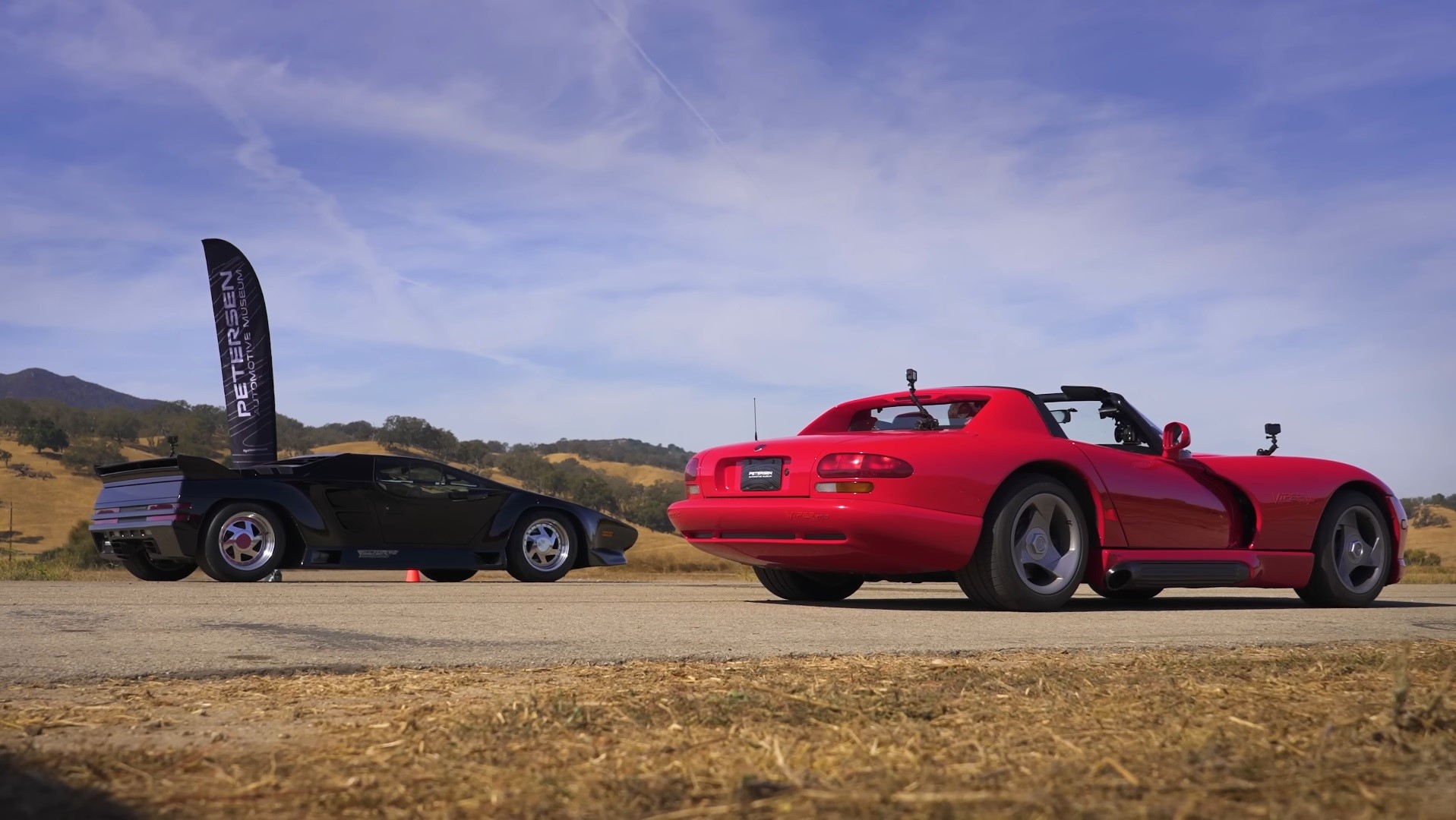 Ultra-Rare Vector W8 Drag Races Dodge Viper
