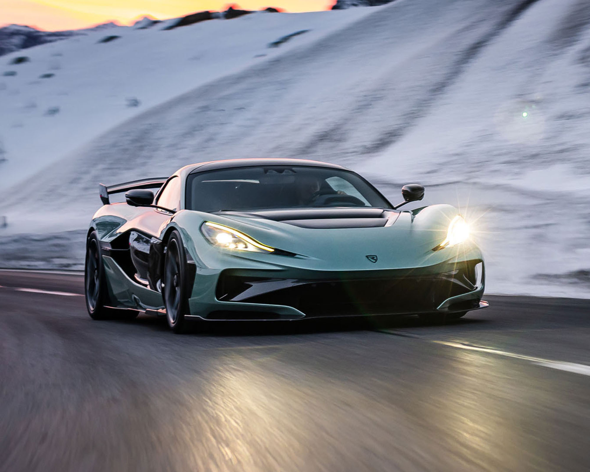 Modified Rimac Rimac Nevera R at The I.C.E St. Moritz
