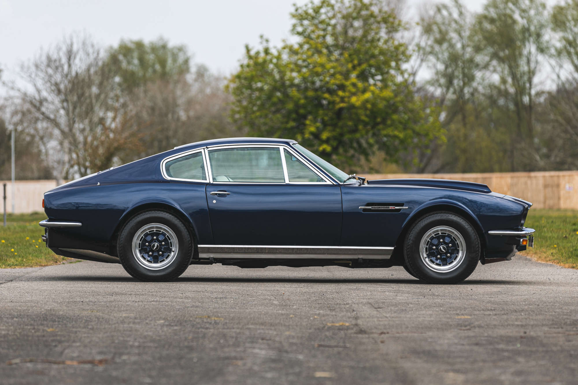 Side view of a 1973 Aston Martin V8 V540